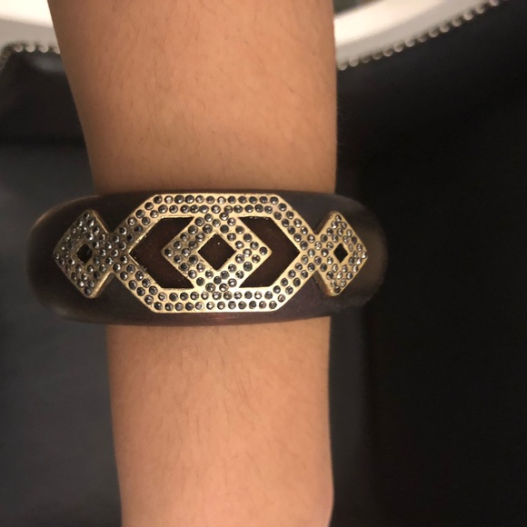 Vintage Jewelry - Vintage wood bangle